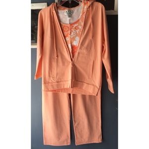 Peach 3 Piece Matching Set